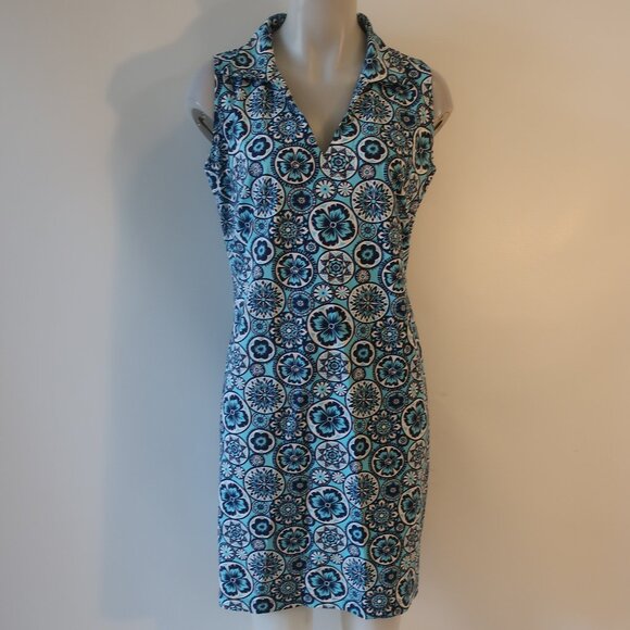 Womens Shag Boutique Blue, Turg Sleeveless Dress 6 - Picture 1 of 10